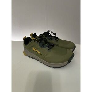 Man's Altra Lone Peak 9 GTR Green Yellow Men's Size 12.5 Wide No Insoles
